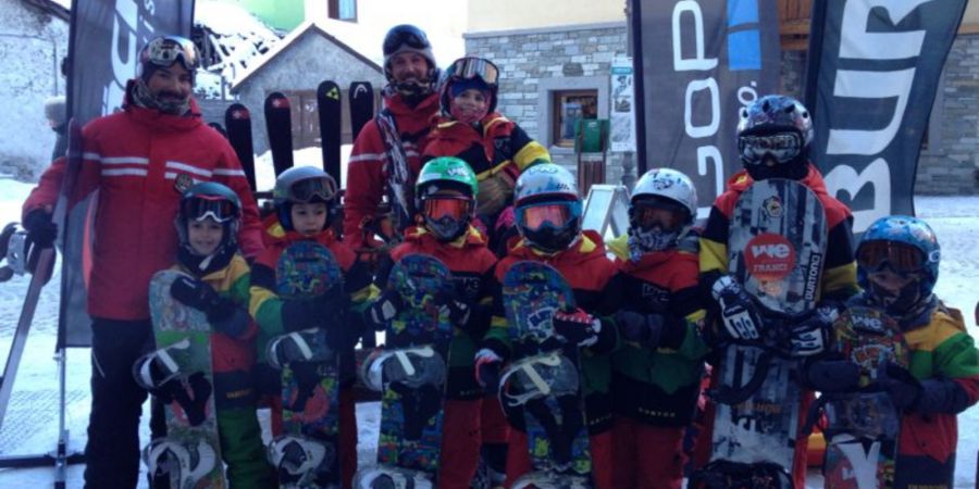 Il criterium snowboard pulcini